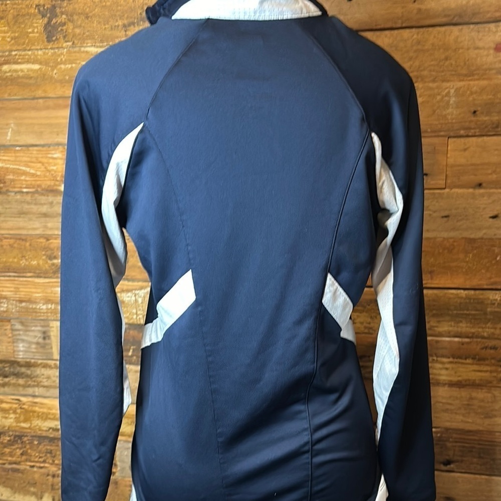MAVERICKS Women's Navy and White Zip-Up - Picture 10 of 12